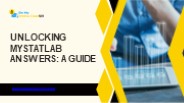 Unlocking MystatLab Answers: A Guide