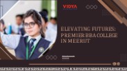 Elevating Futures: Premier BBA College in Meerut