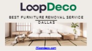 Free Furniture & Appliance Removal Services by Loopdeco