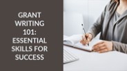 Grant Writing 101: Essential Skills for Success