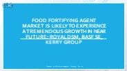Food Fortifying Agent Market