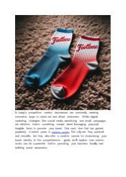 How to Promote Your Business Locally with Custom Socks