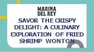 Fried Shrimp Wonton