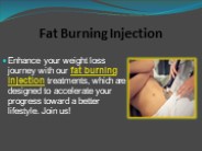 Fat Burning Injection