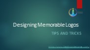 Memorable Logo Design Tips & Tricks by Ideal Logo Designer