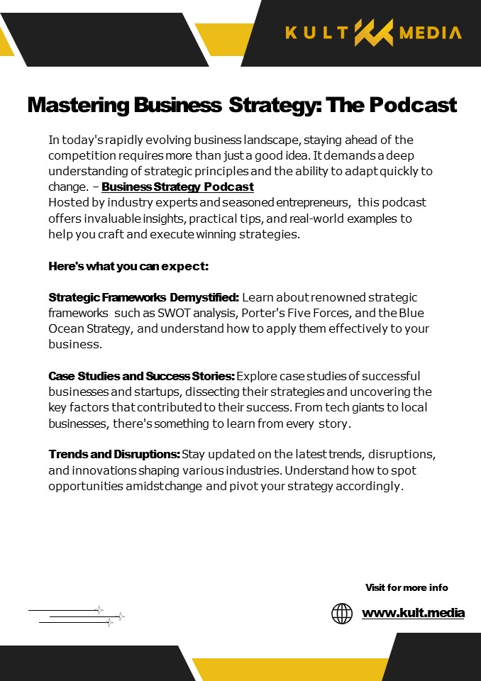 Mastering Business Strategy: The Podcast