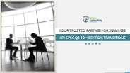 API Spec Q1 10th Edition Transition by Vegas Consulting