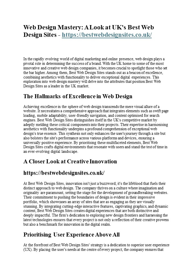 best web design sites