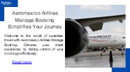 Book Aeromexico Airline Flight Ticket.