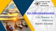 Your Gateway to Wholesale Electric Scooters