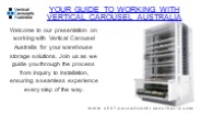 Your Guide to Working with Vertical Carousel Australia