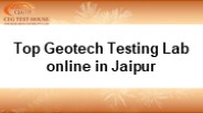Top Geotech Testing Lab online in Jaipur