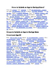 How to Submit an App to the App Store?