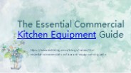 The Essential Commercial Kitchen Equipment Guide