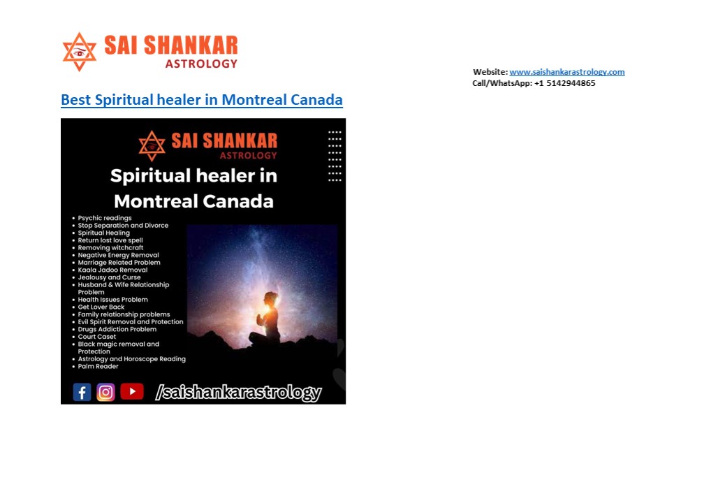 Best Spiritual healer in Montreal Canada
