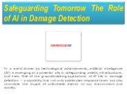 Ai damage detection