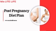 Post Pregnancy Diet Plan