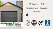 Residential Garage Doors Fullerton, CA