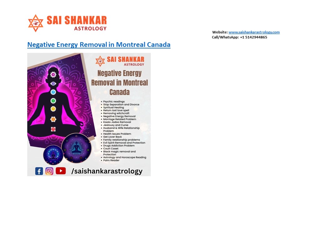 Best Negative Energy Removal in Montreal Canada
