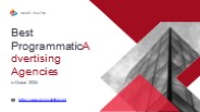 Best Programmatic Advertising Agencies in Dubai 2024