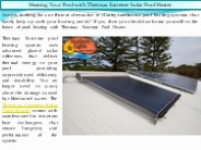 Heating Your Pool with Thermax Extreme Solar Pool Heater