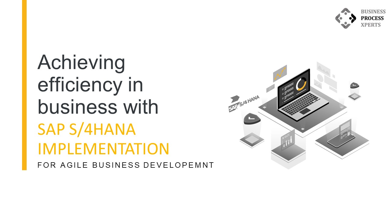 Leveraging SAP S/4HANA implementation for Agile Business Development