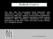 Best gifts for accountants - RuBook Creative