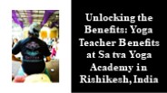 Transforming Lives: The Profound Yoga Teacher Benefits