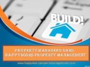Property Managers Oahu - Happydoors Property Management
