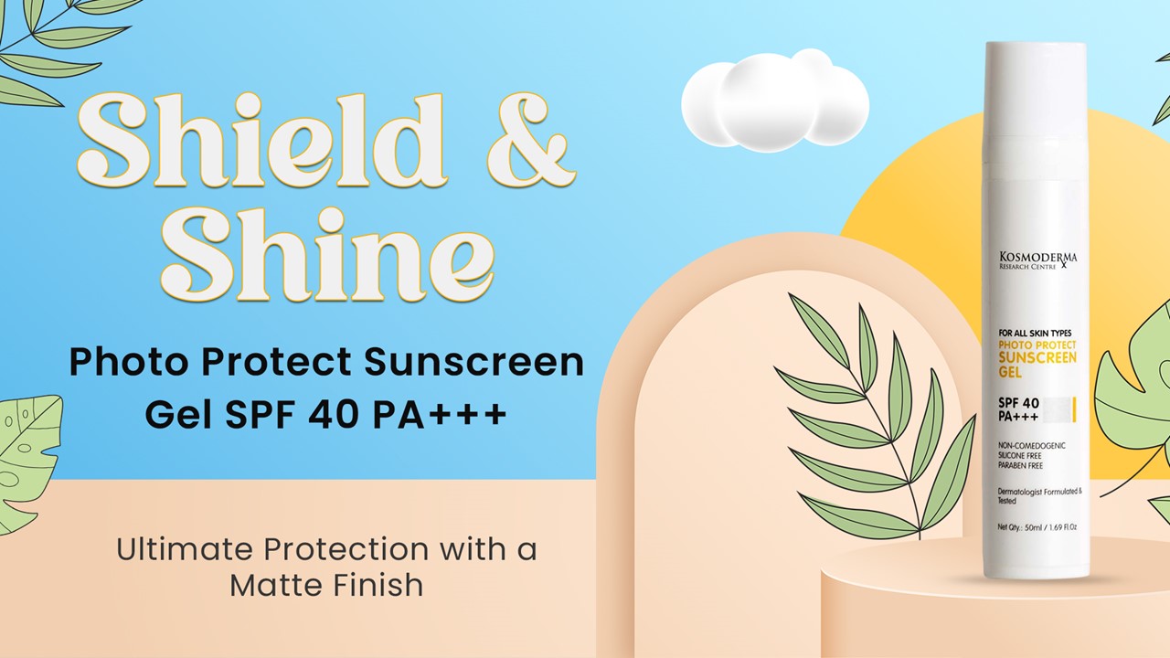 Shield & Shine: Photo Protect Sunscreen Gel SPF 40 PA+++