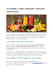 Explore the juice market segmentation