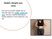 Mobile Weight Loss Clinic
