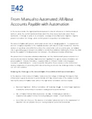 Manual to Automated: All About Accounts Payable Automation
