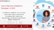How to Become a Salesforce Developer in 2024