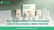 Eco Friendly Books, Booklets, Reports | Sustainable Printing