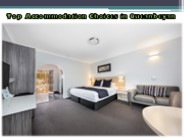 Top Accommodation Choices in Queanbeyan
