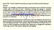 Best Staff Attendance App
