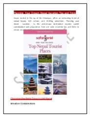 Planning Your Dream Nepal Vacation Tips and Tricks