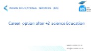 Career option +2 science education