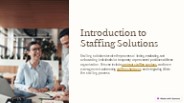 workforce optimisation solutions - staffing solutions company