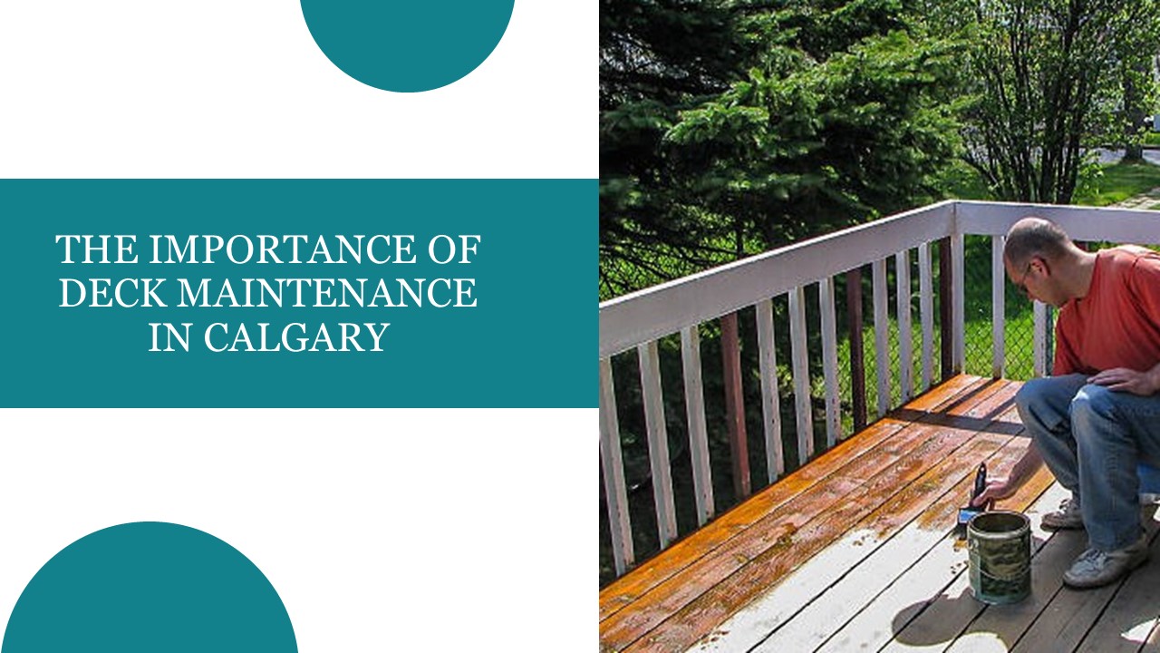 The Importance of Deck Maintenance in Calgary
