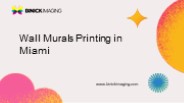 Wall Murals Printing in Miami | Binick Imaging