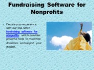 Fundraising Software for Nonprofits