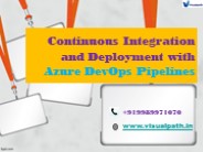 Azure DevOps Training in Hyderabad | Azure DevOps Online Training