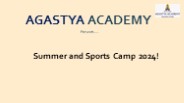 Summer and Sports Camp!