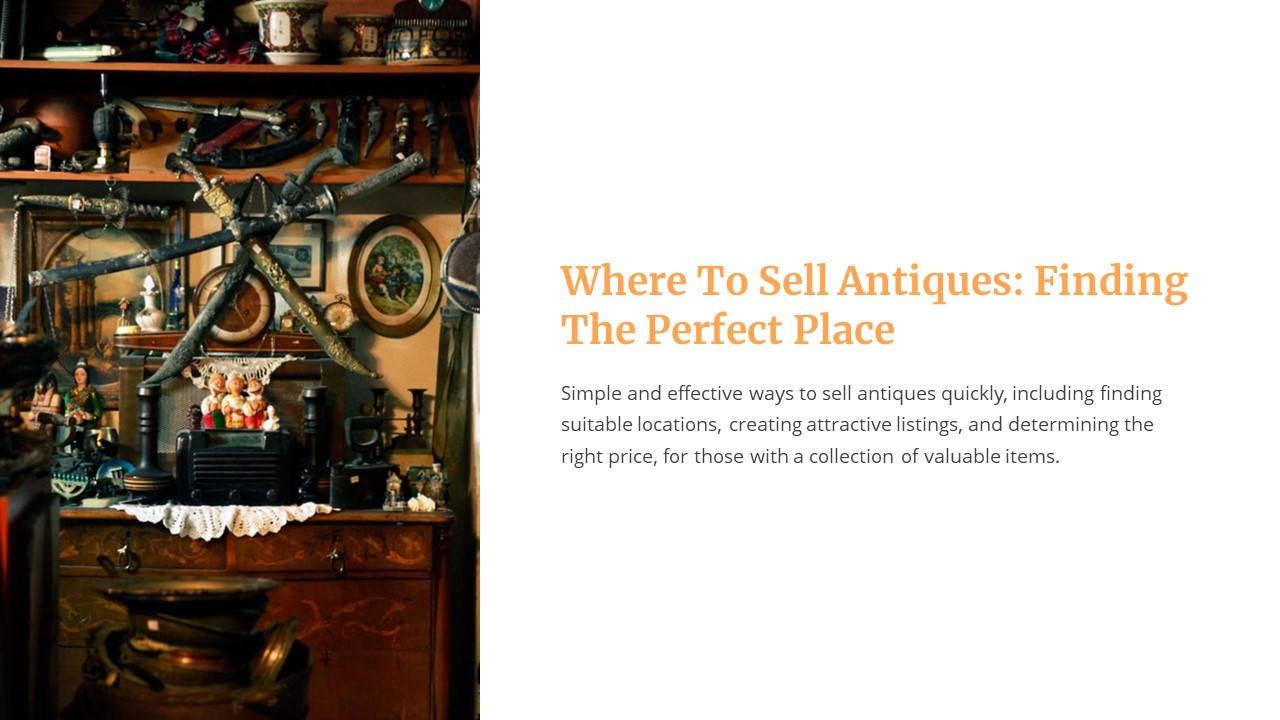 Where To Sell Antiques: Finding The Perfect Place