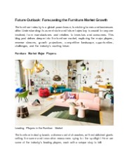 Insights into the furniture market