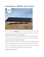Introduction to Off-Grid Solar Systems (1)