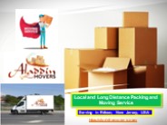 Reliable Long Distance Movers in Edison: Aladdin Movers