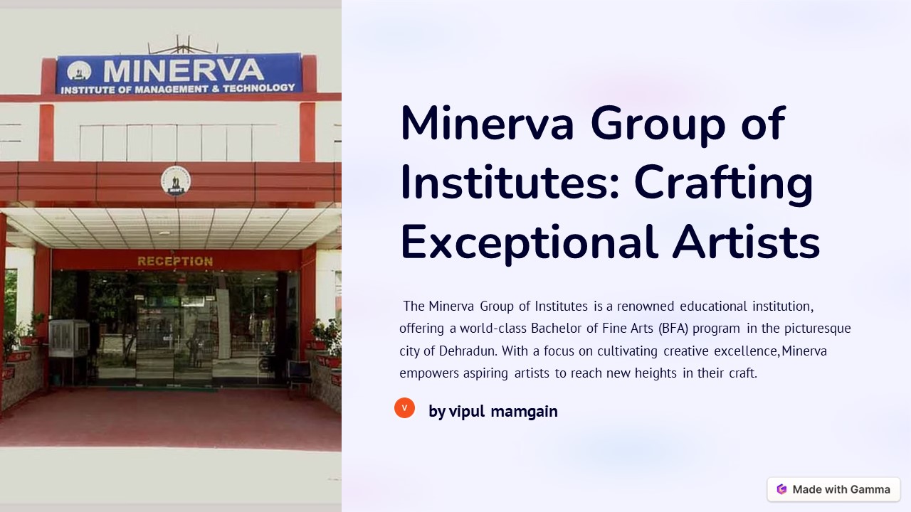 B.F.A colleges in dehradun